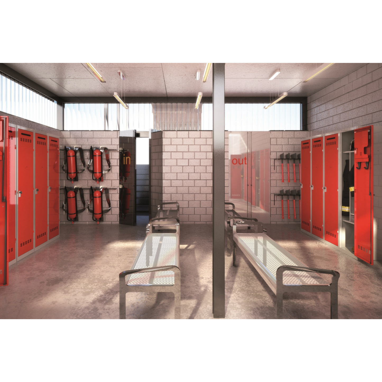 Vestiaires monoblocs Centre de Secours